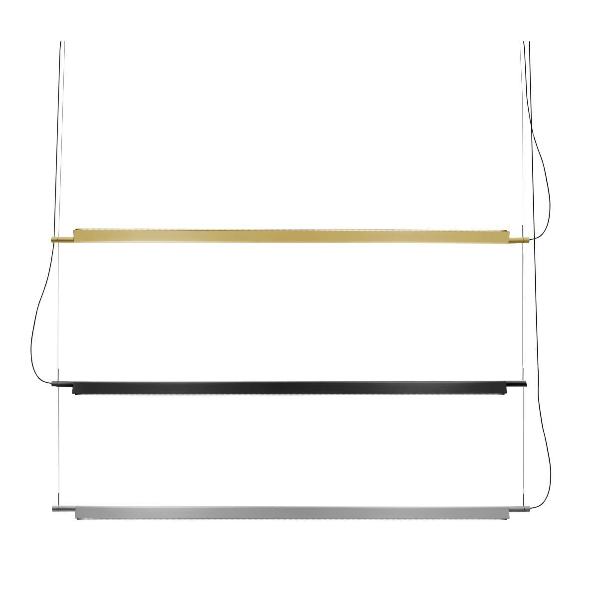 Compendium LED Pendant - / L 162 cm by Luceplan Black – image 2