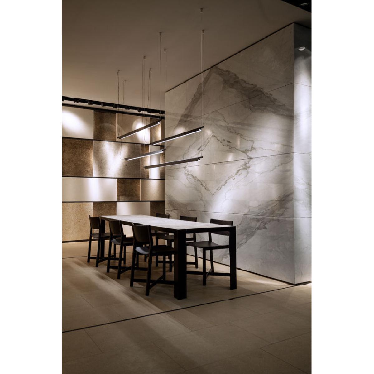 Compendium LED Pendant - / L 162 cm by Luceplan Black – image 5