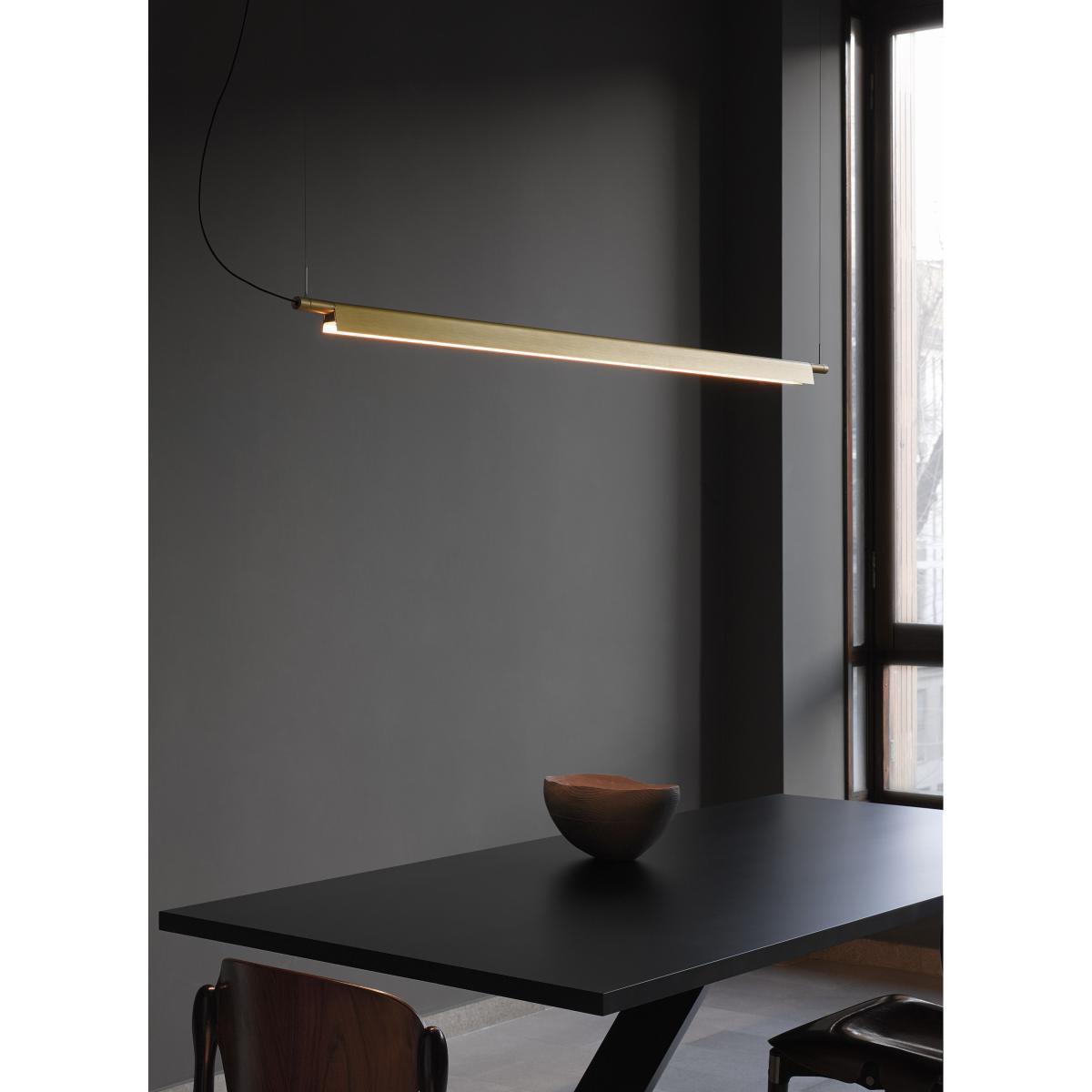 Compendium LED Pendant - / L 162 cm by Luceplan Black – image 7