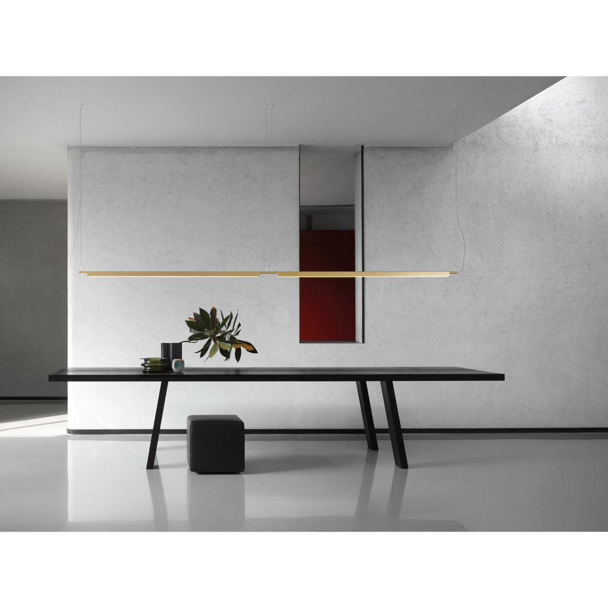 Compendium LED Pendant - / L 162 cm by Luceplan Black – image 8