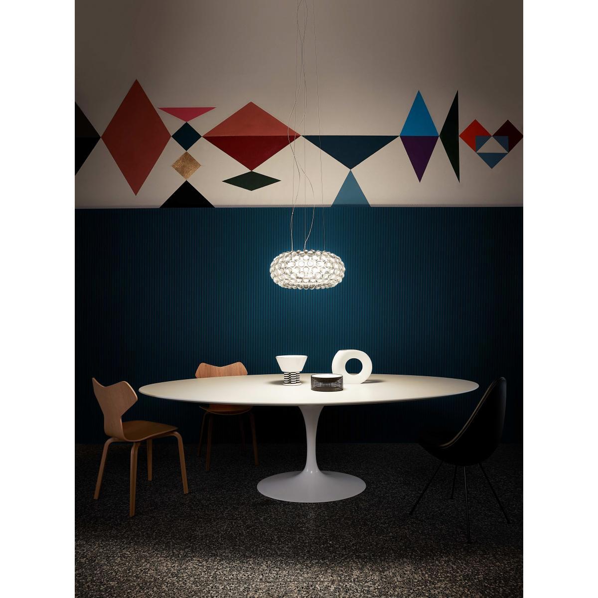 Caboche Plus Pendant - Medium / LED - My Light Tunable (Bluetooth) / Ø 50 cm by Foscarini Grey – image 3