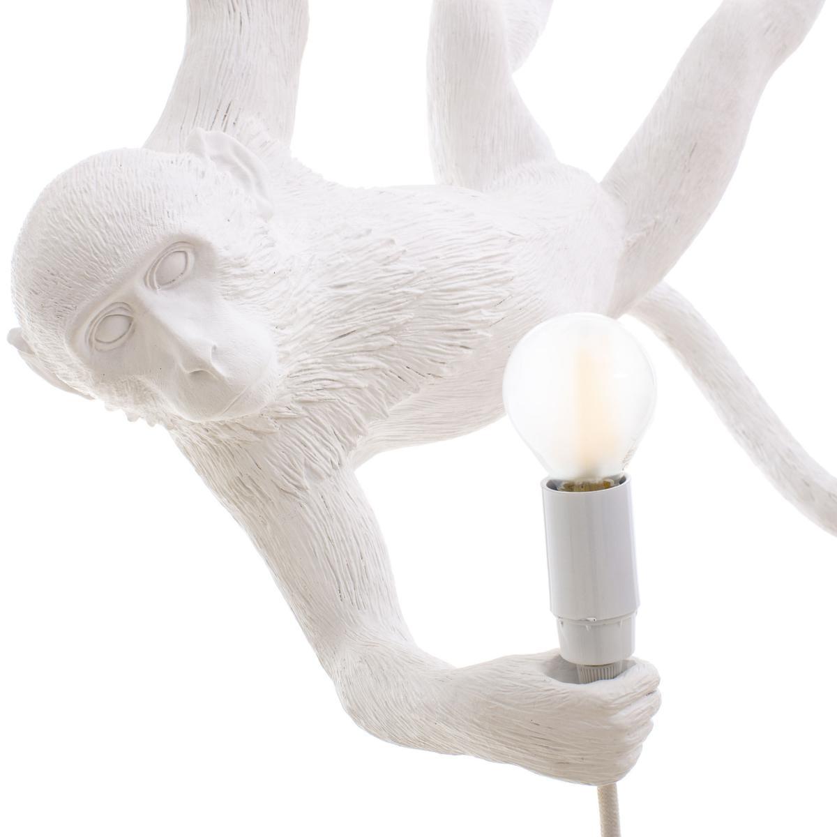 Monkey Swing Lamp - / Indoor - L 60 cm by Seletti White – image 5