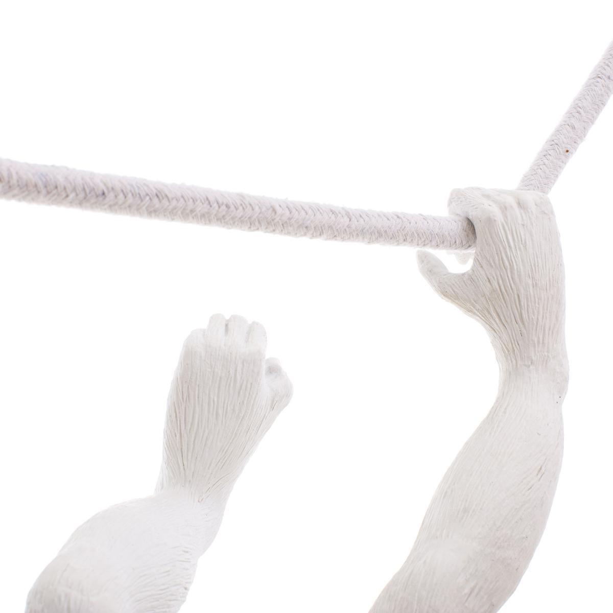 Monkey Swing Lamp - / Indoor - L 60 cm by Seletti White – image 6