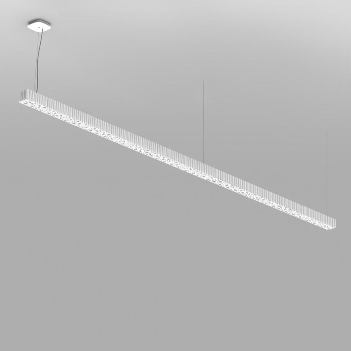 Calipso Linear stand alone Pendant - / LED - L 180 cm by Artemide White – image 1