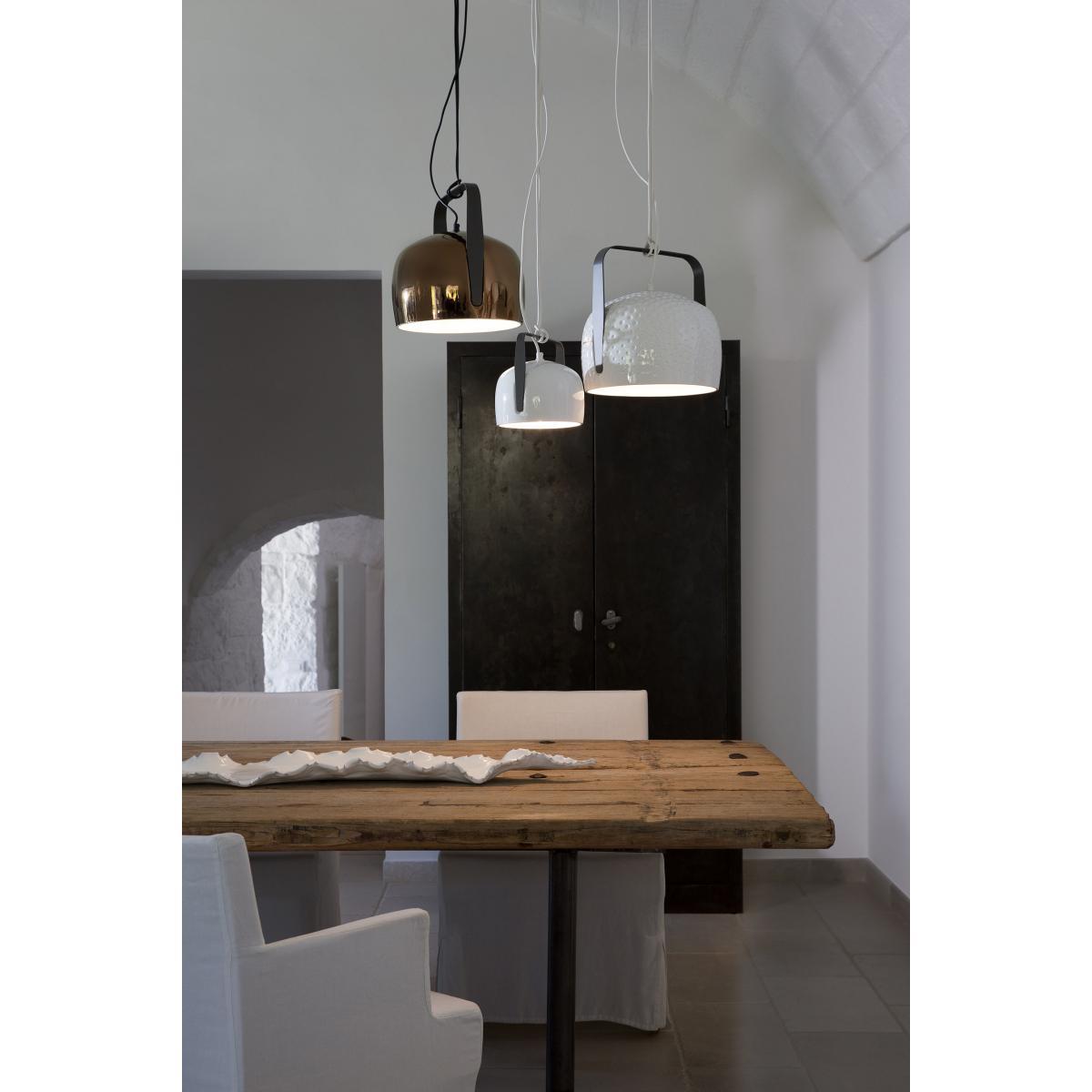 Bag Pendant - / to hang or stand on a piece of furniture - Ø 21 cm by Karman White – image 2