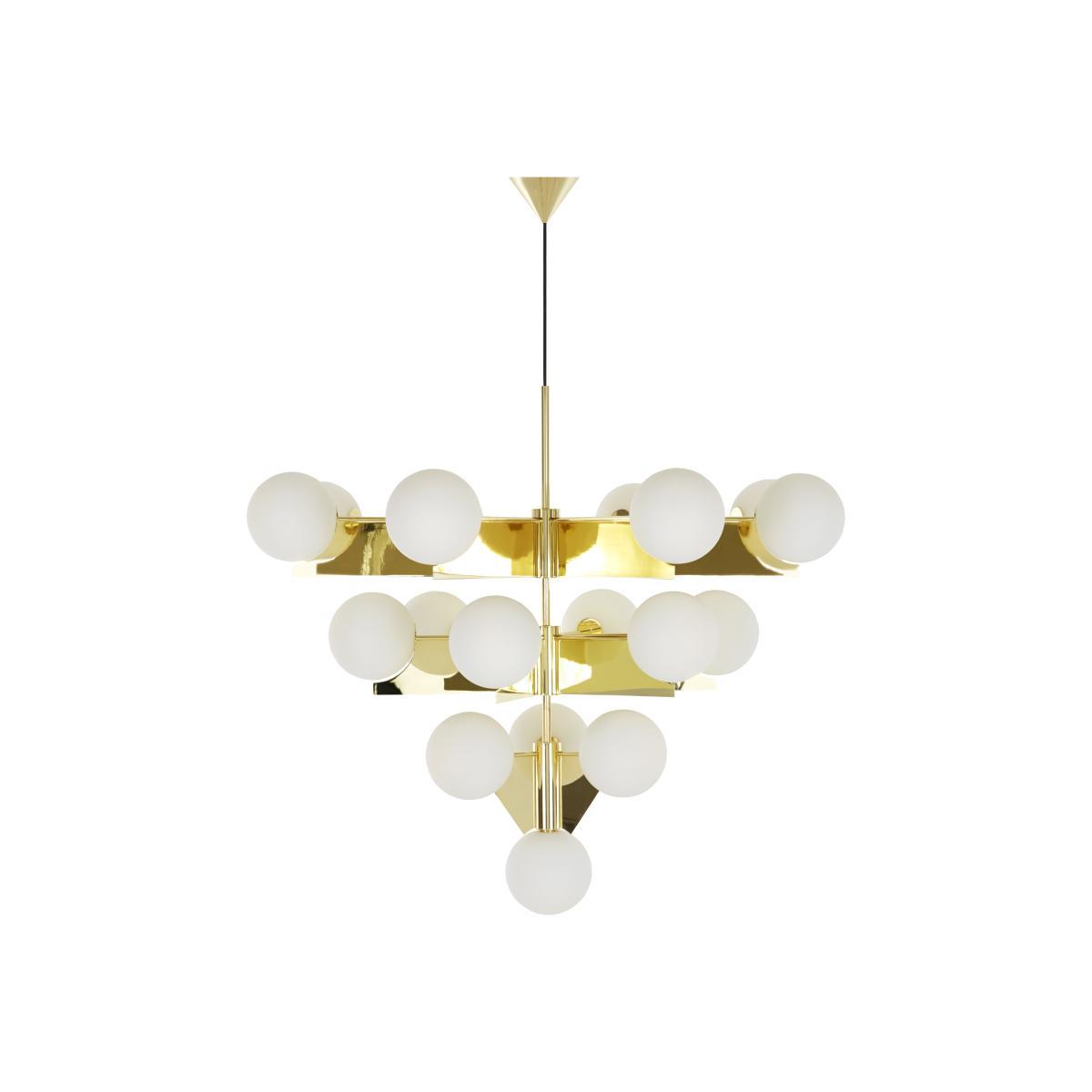 Plane Pendant by Tom Dixon White/Gold/Metal – image 1