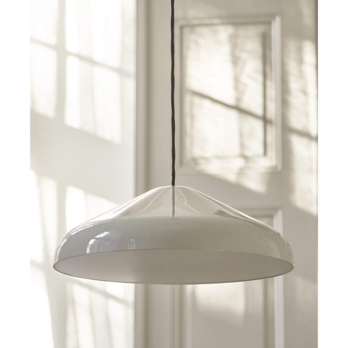 Pao Medium Pendant - / Ø 35 cm - Steel by Hay White – image 2