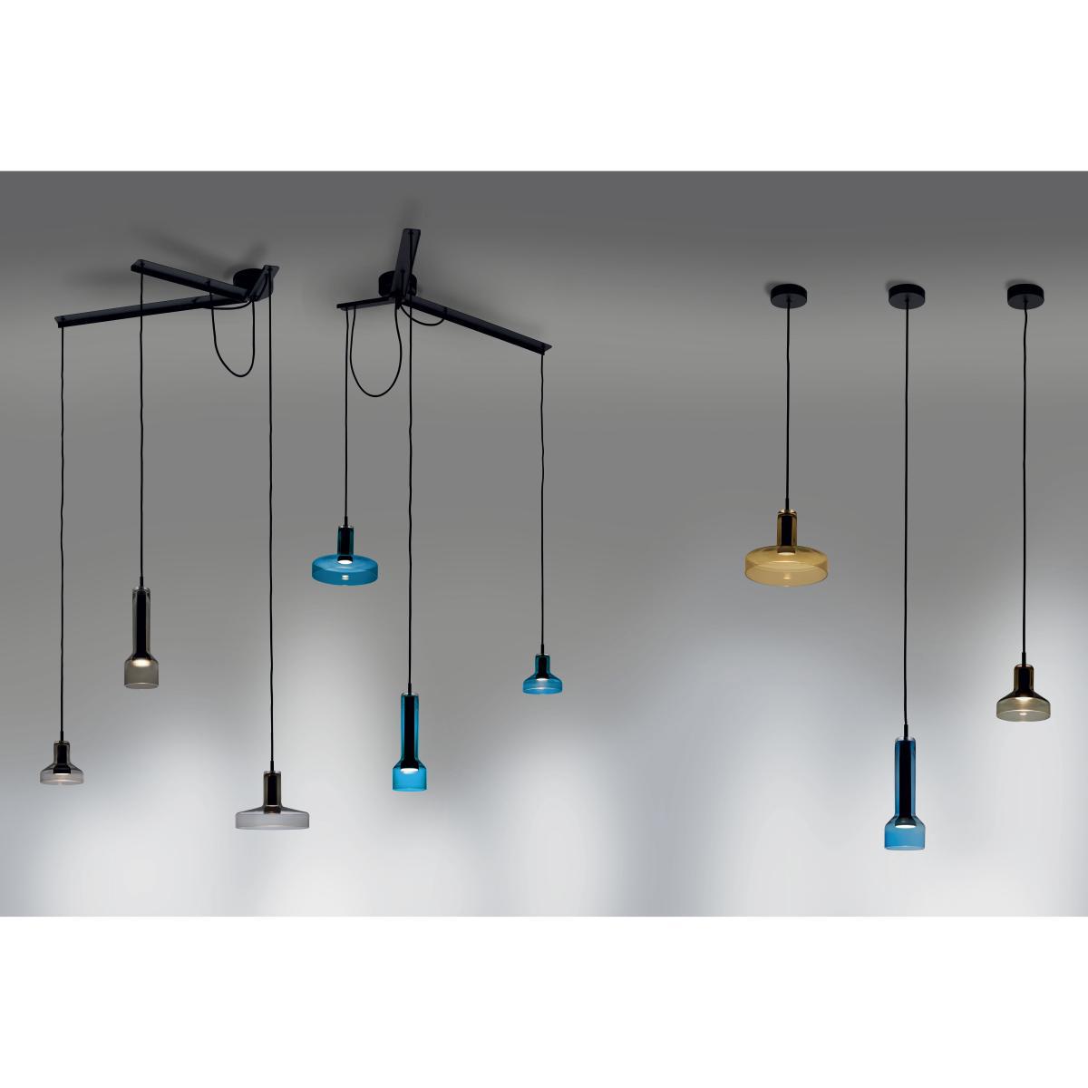 Stab Light Triple Pendant - LED - Set 3 lamps by Danese Light Multicoloured – image 2