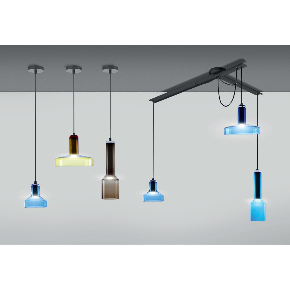 Stab Light Triple Pendant - LED - Set 3 lamps by Danese Light Multicoloured – image 4