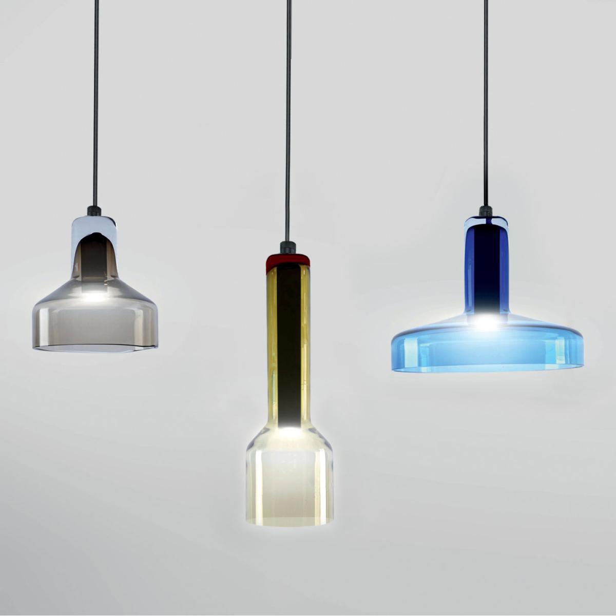 Stab Light Triple Pendant - LED - Set 3 lamps by Danese Light Multicoloured – image 1