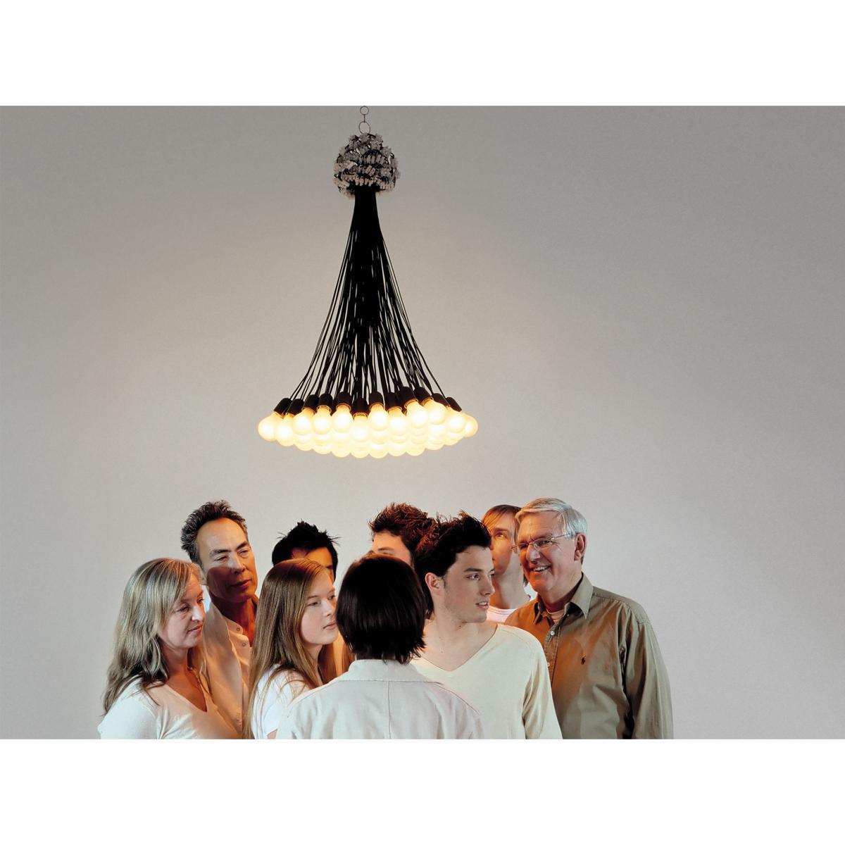 85 Lamps Pendant - Ø 70 cm by droog Black – image 2
