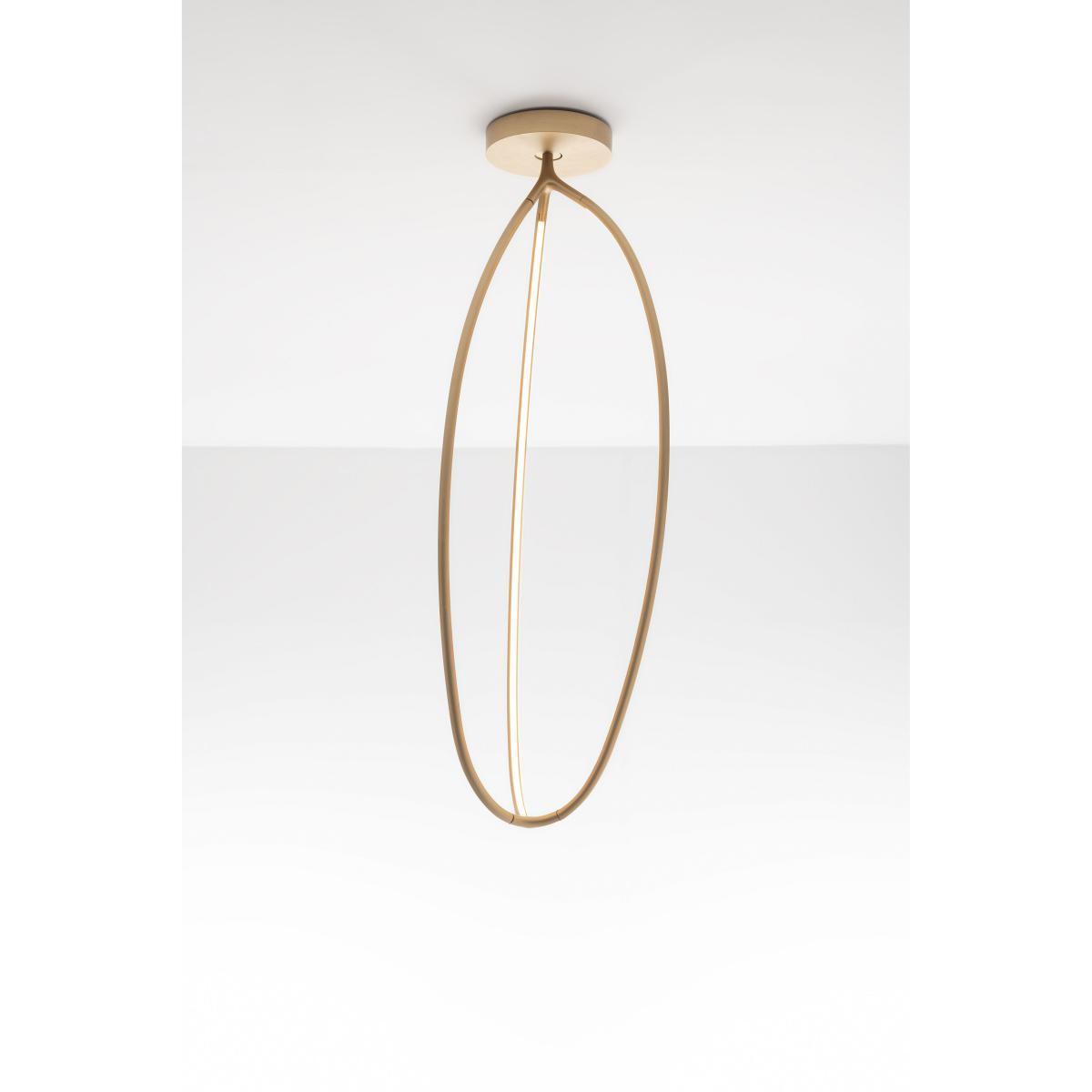 Arrival LED Pendant - / Large - h 130 cm / Bluetooth by Artemide Gold – image 3