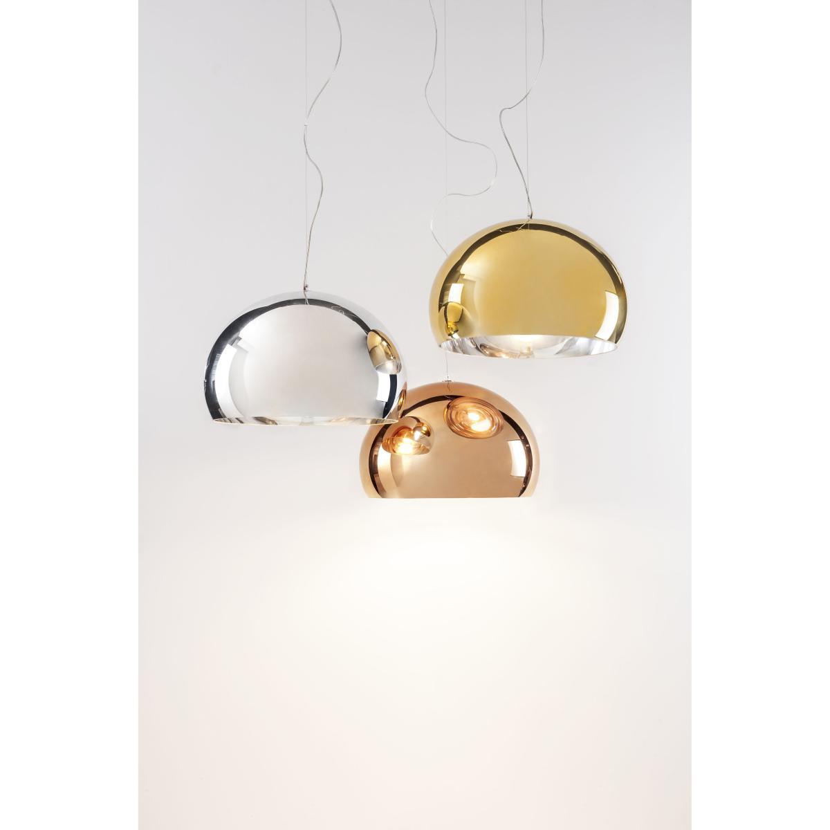 FL/Y Pendant - Metallic by Kartell Grey/Silver/Metal – image 2