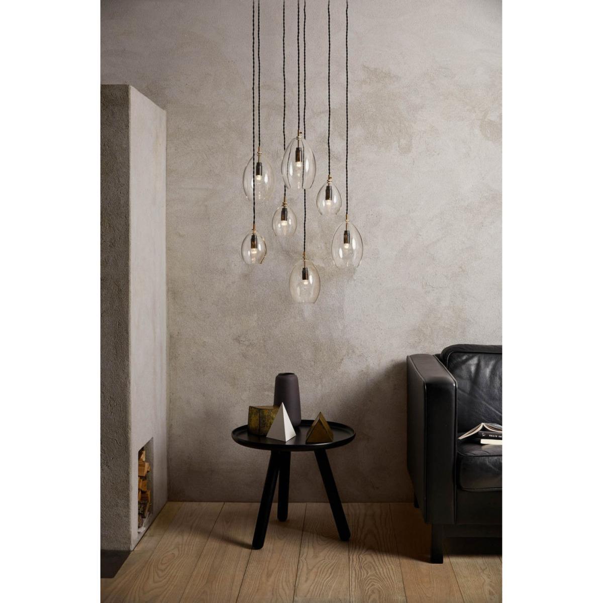 Unika small Pendant - H 13 cm by Northern Grey/Transparent – image 4