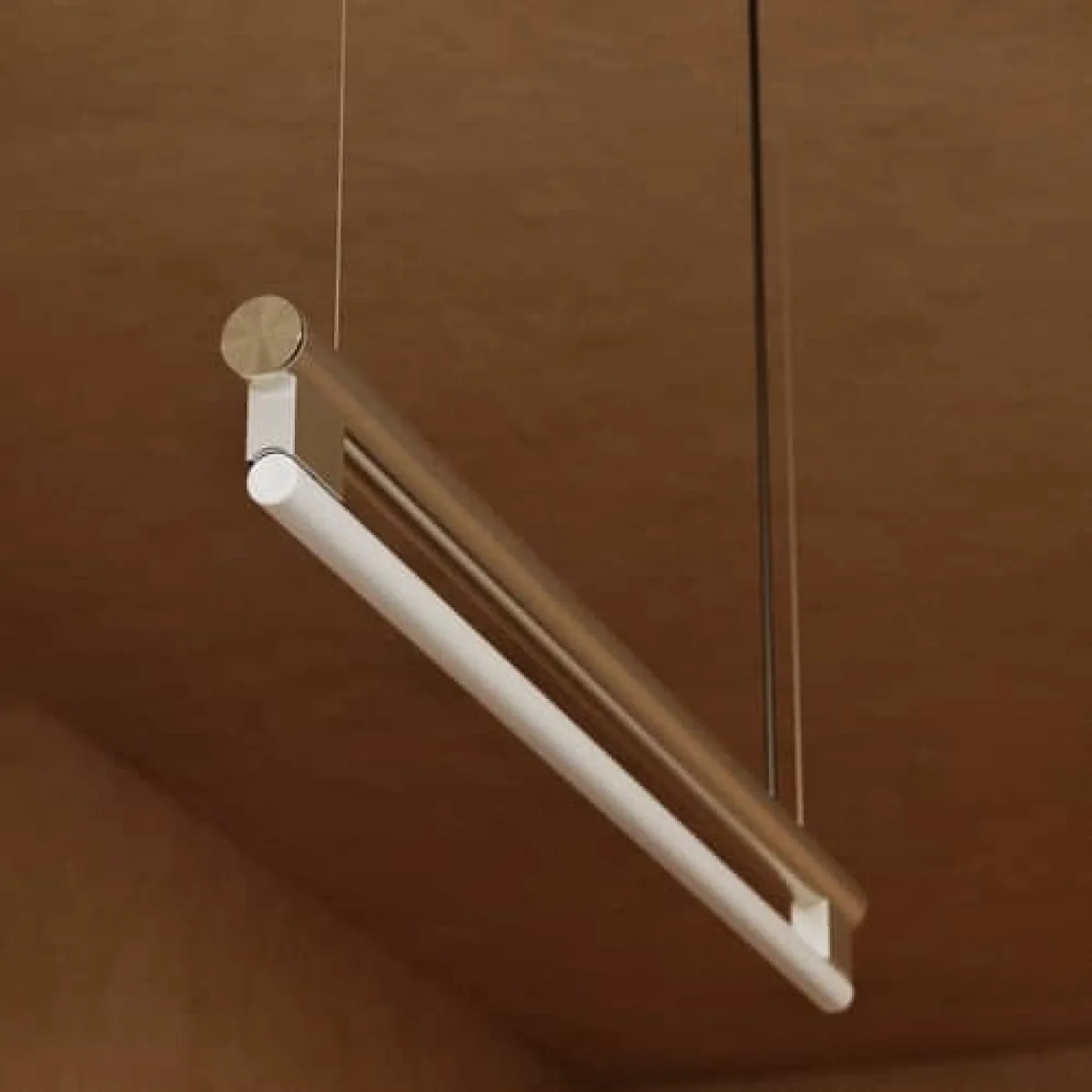 Eiffel Single Pendant metal silver / L 100 cm - Frama – image 4