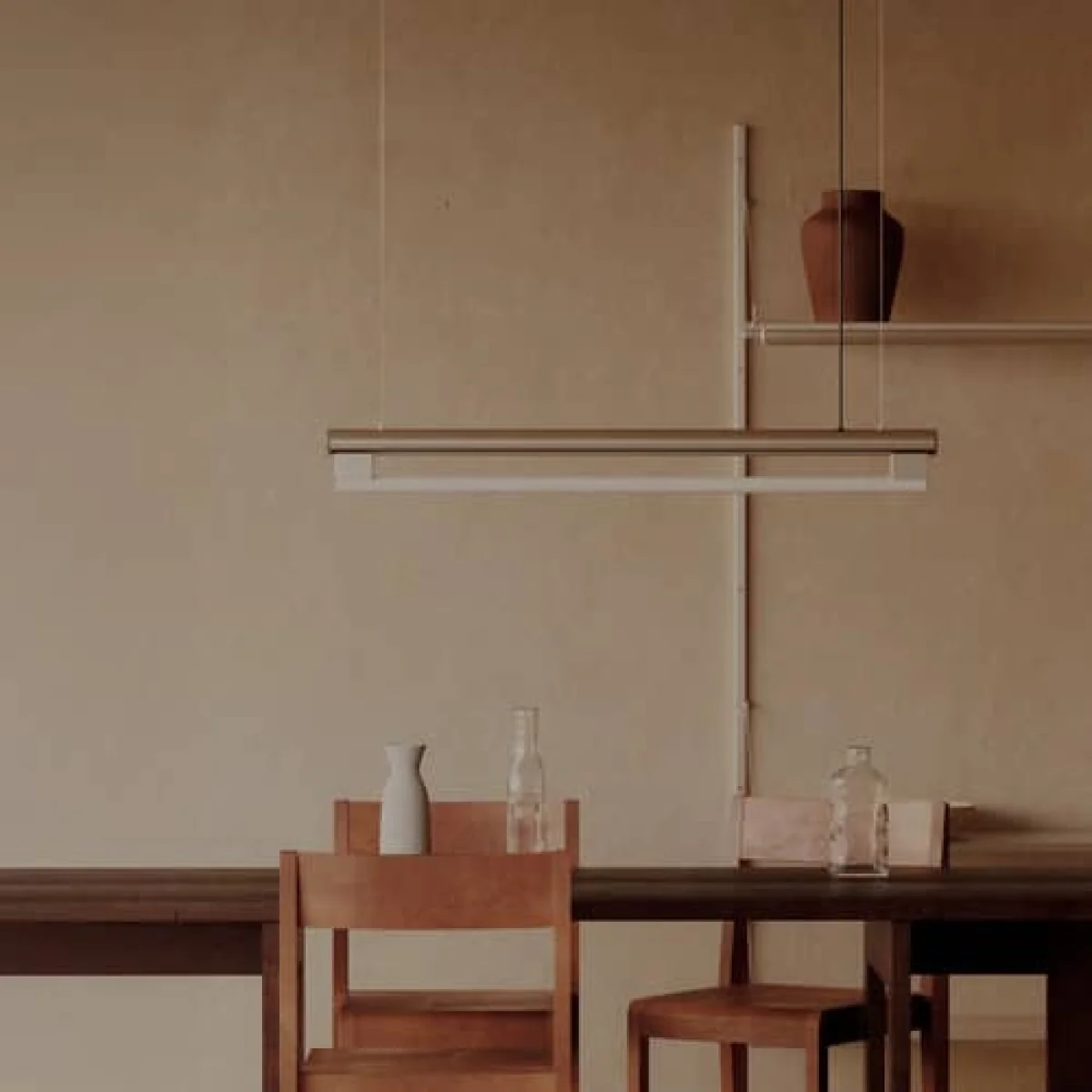 Eiffel Single Pendant metal silver / L 100 cm - Frama – image 5