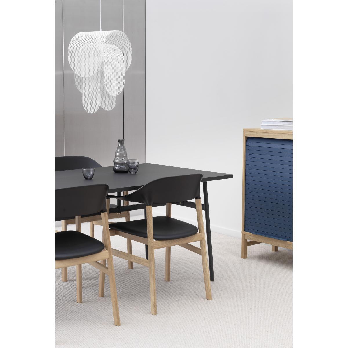 Superpose Pendant - / Perforated steel - Ø 30 x H 53 cm by Normann Copenhagen White – image 4