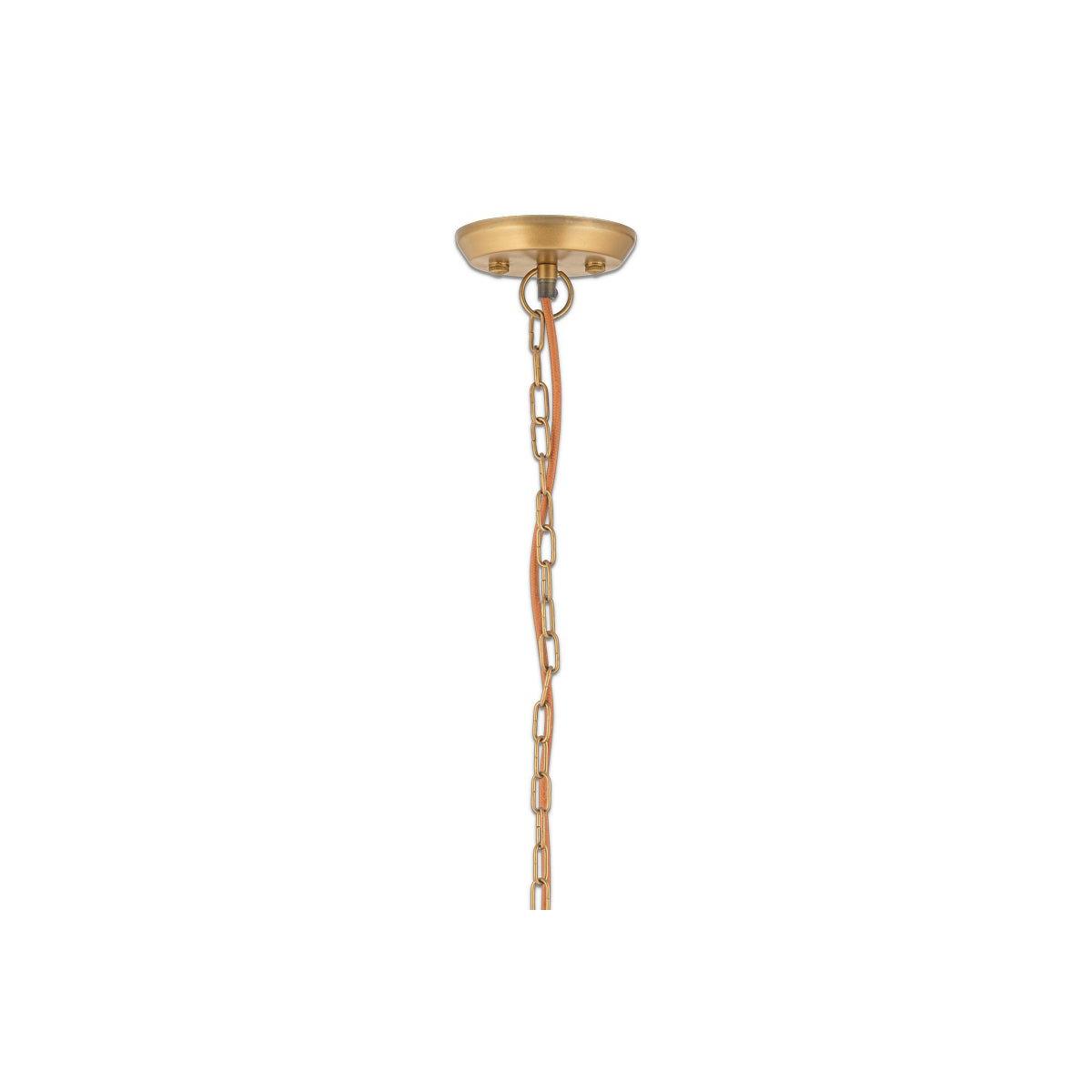 Nkuku Quinn Statement Hammered Metal Pendant | Lights | Antique Brass | Large – image 5