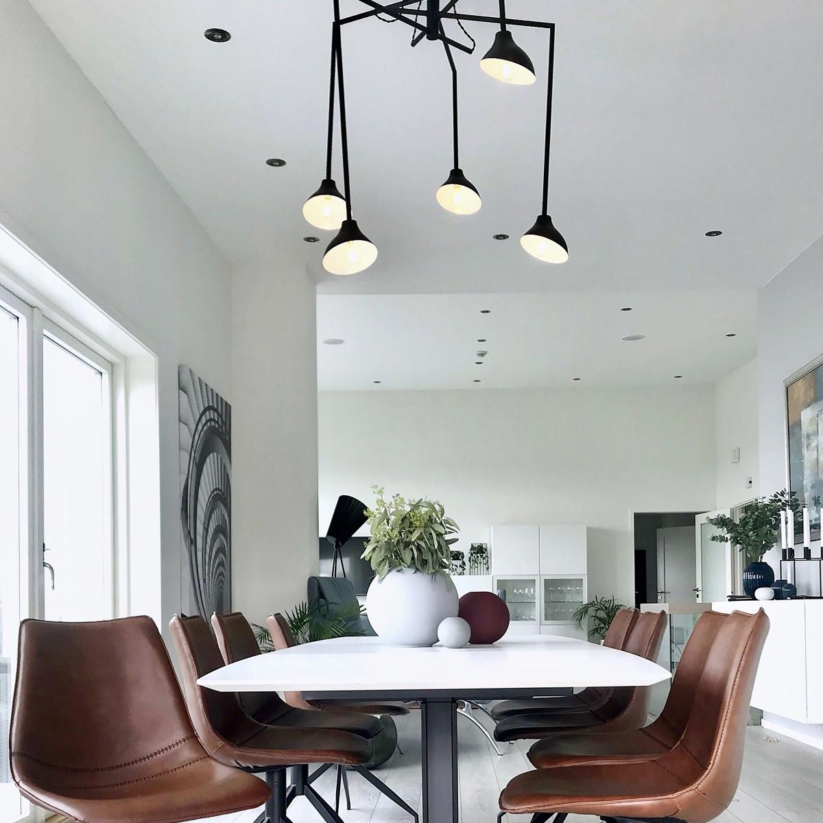 Shift 5 ceiling lamp black – image 3