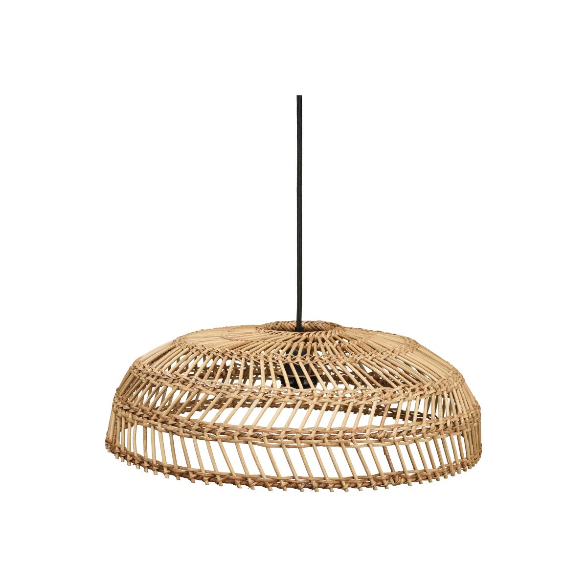 Denise ceiling lamp rattan Ø46 cm – image 1