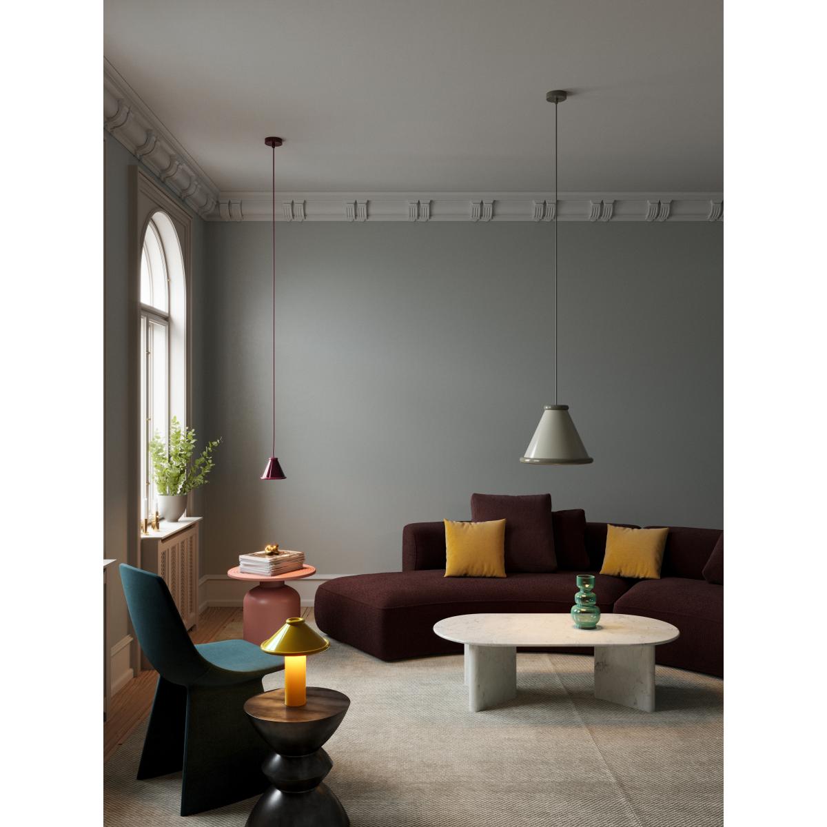 Belid Belle pendant Ø15 cm Wine red-red violet – image 2