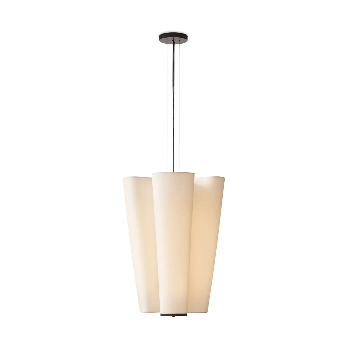 &Tradition Bella chandelier pendant lamp SC114 Bronzed & Soft Canvas Ø47.2 cm – image 9