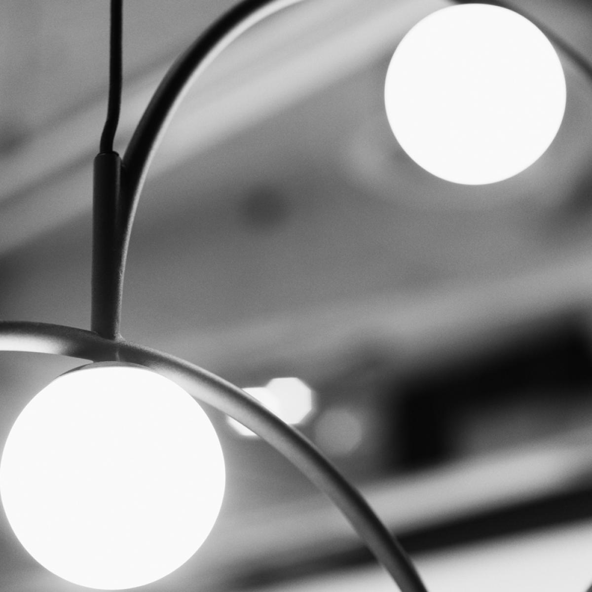 Pholc Bounce 169 pendant lamp Black opal glass – image 5