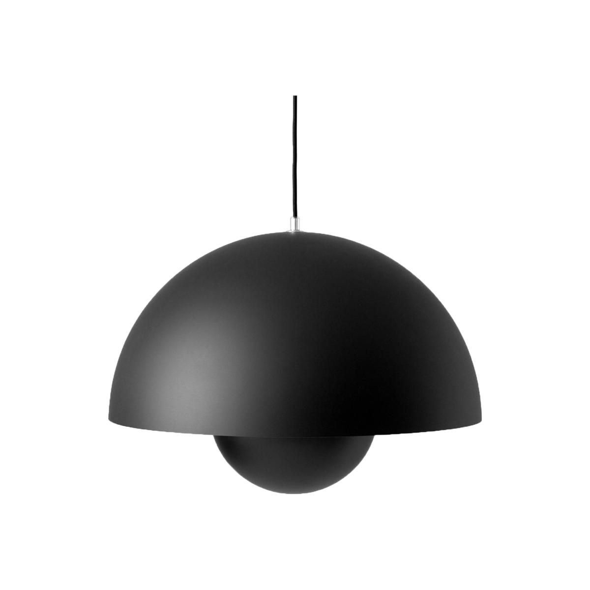 FlowerPot pendant big VP2 matte black