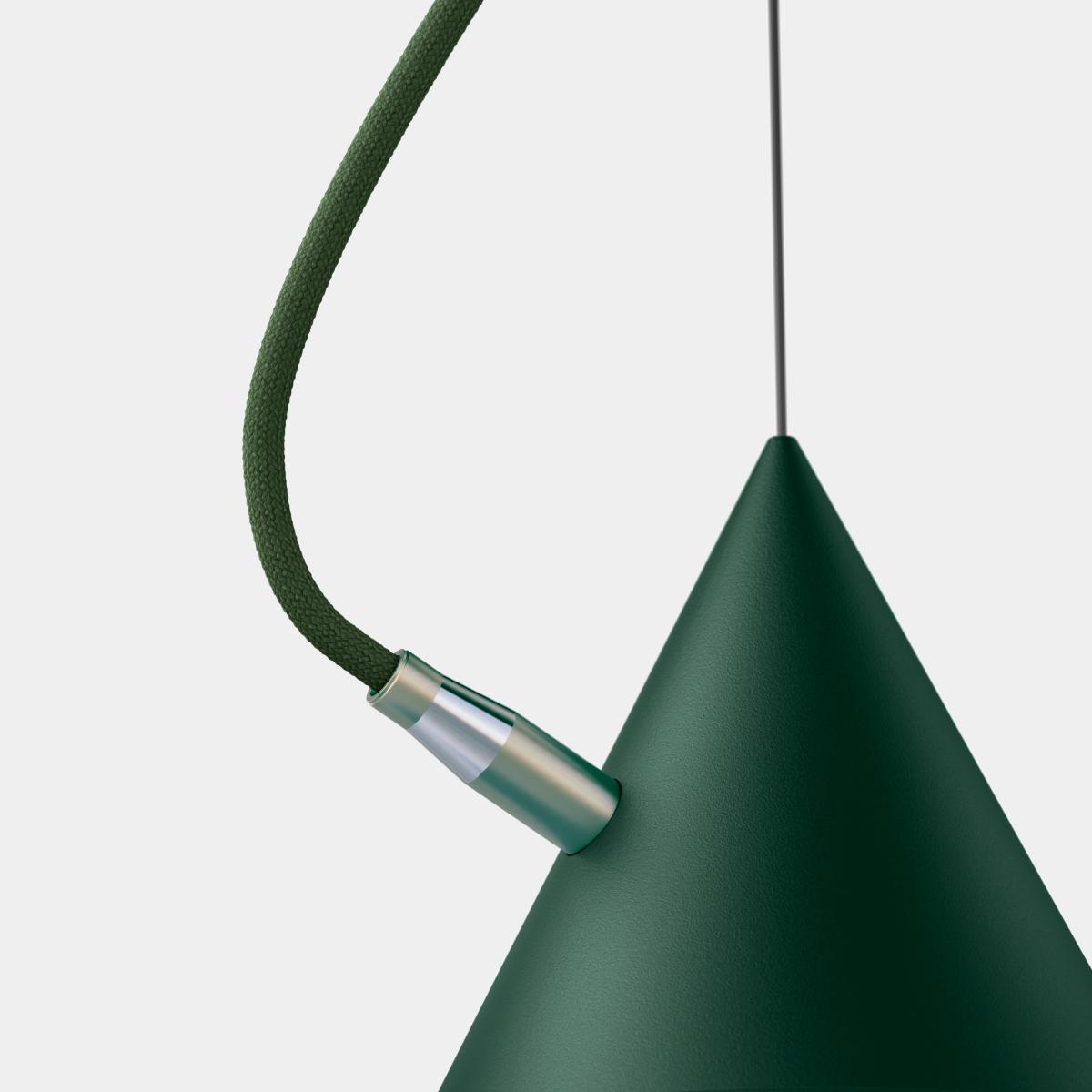 Noon Castor pendant 40 cm British racing green-dark green-brass – image 2