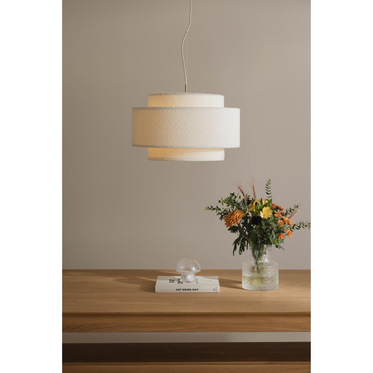 Globen Lighting Noah pendant Ø50 cm Bouclé white – image 2