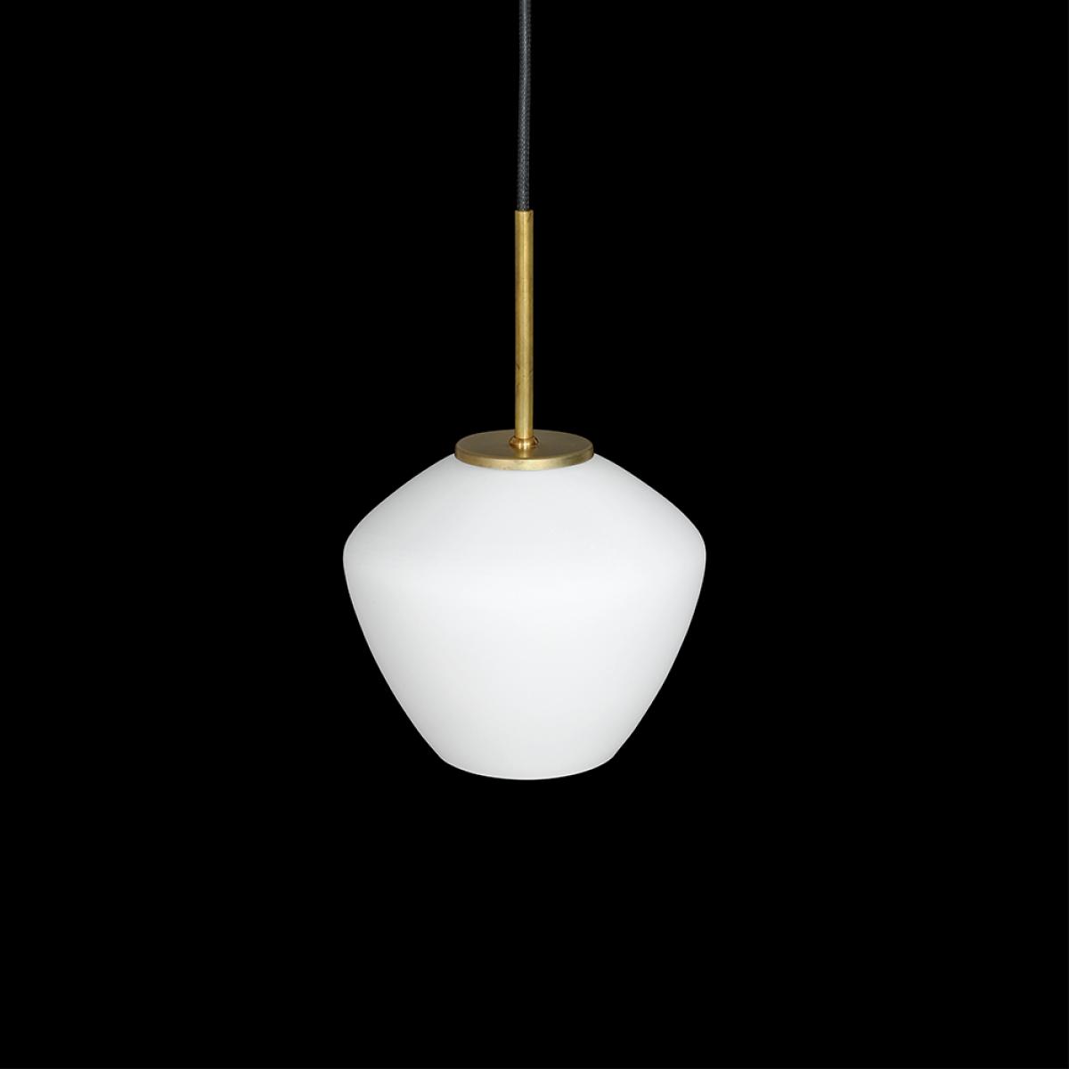 Konsthantverk DK 1-Low pendant Black/opal – image 2