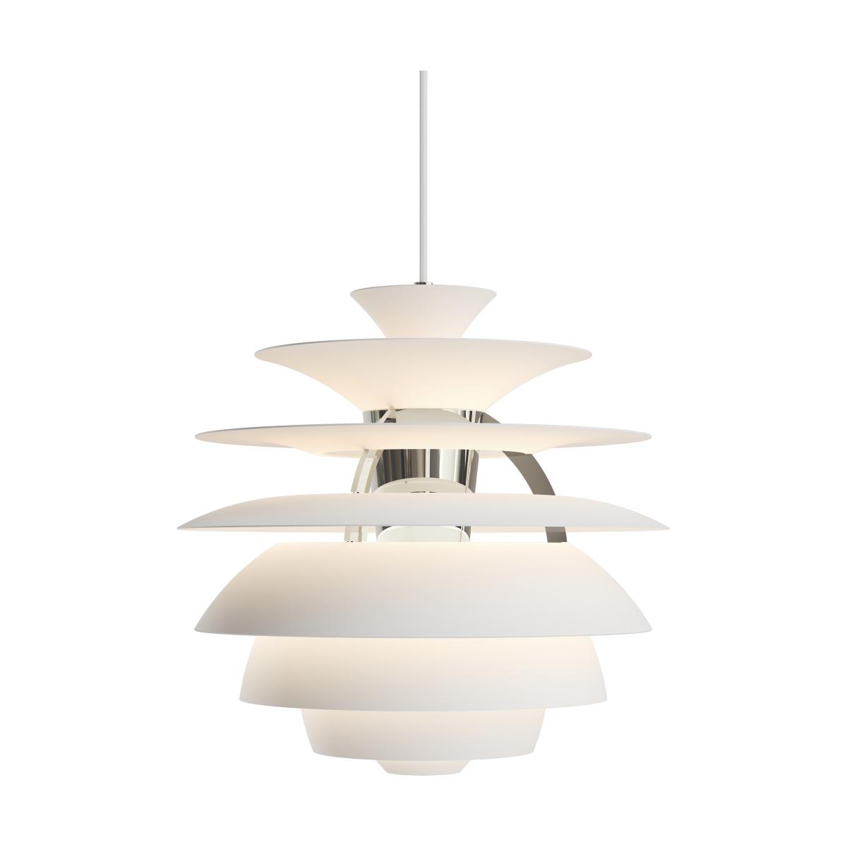 Louis Poulsen PH Snowball pendant lamp Soft white-chrome – image 3