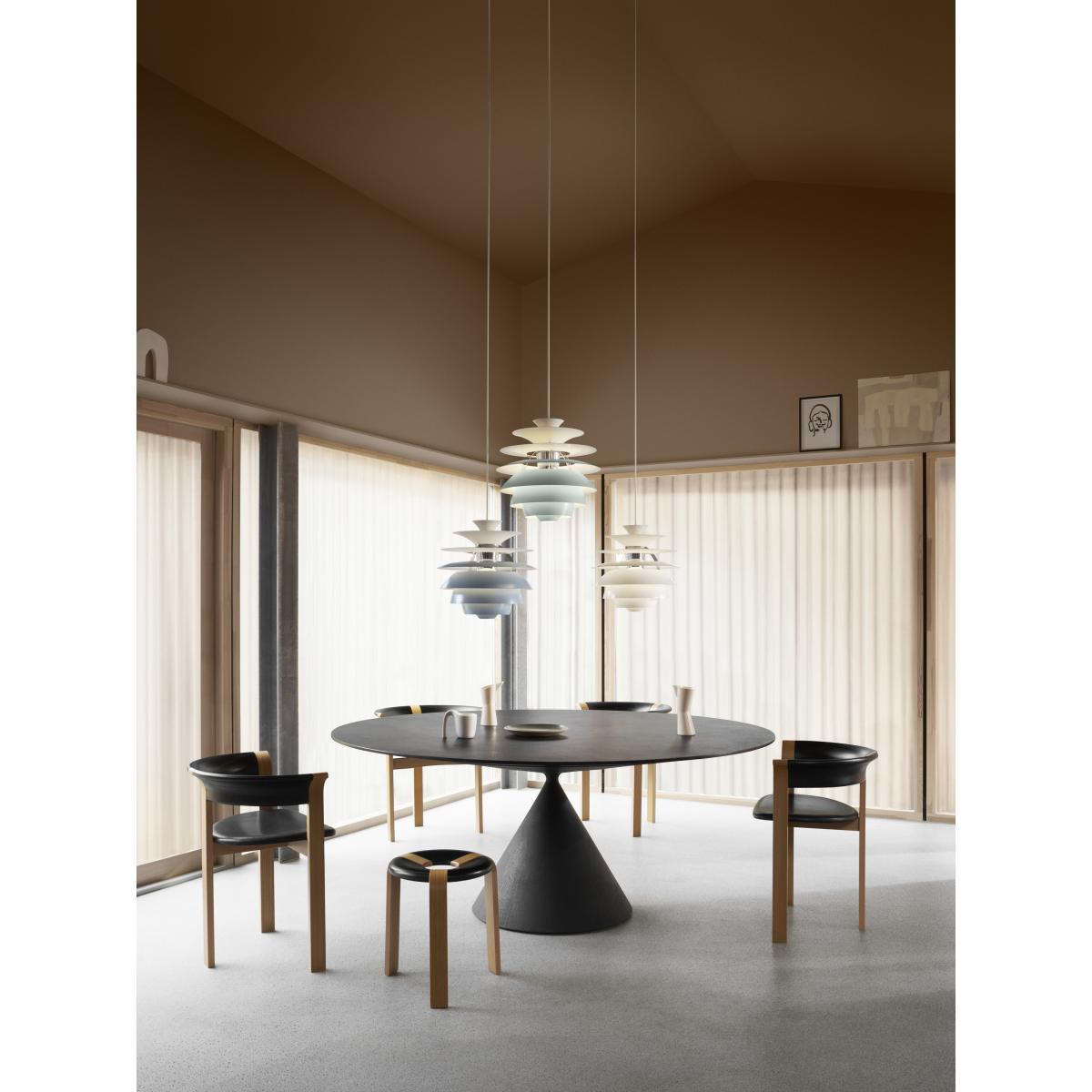 Louis Poulsen PH Snowball pendant lamp Soft white-chrome – image 4