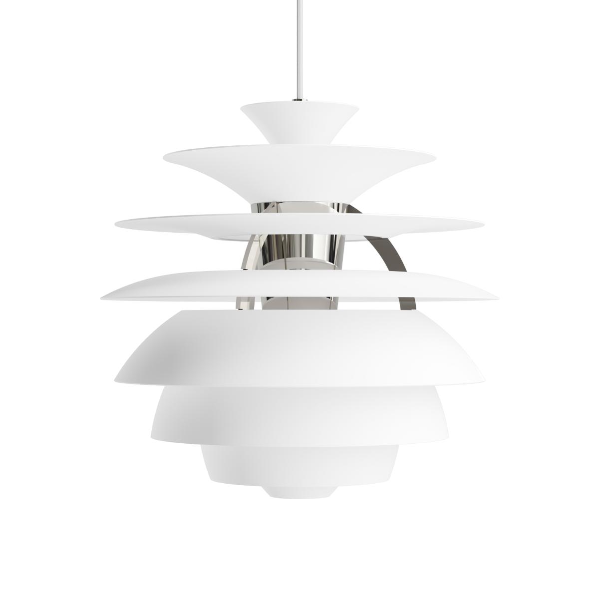 Louis Poulsen PH Snowball pendant lamp Soft white-chrome – image 1