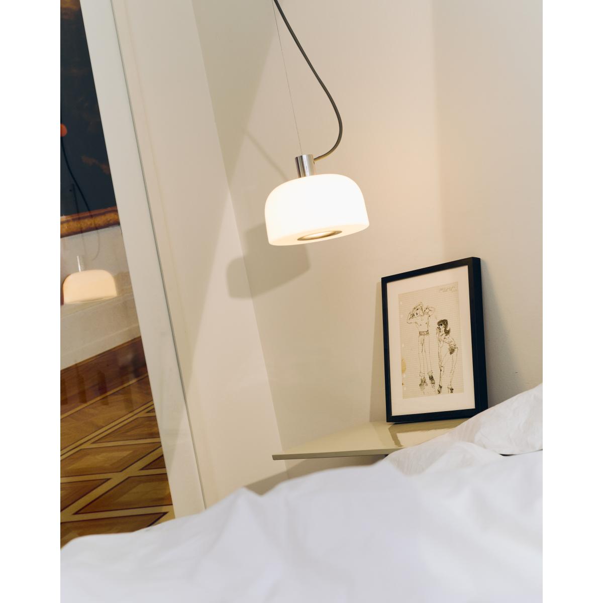 Flos Bellhop Glass S1 pendant Bright aluminum – image 2