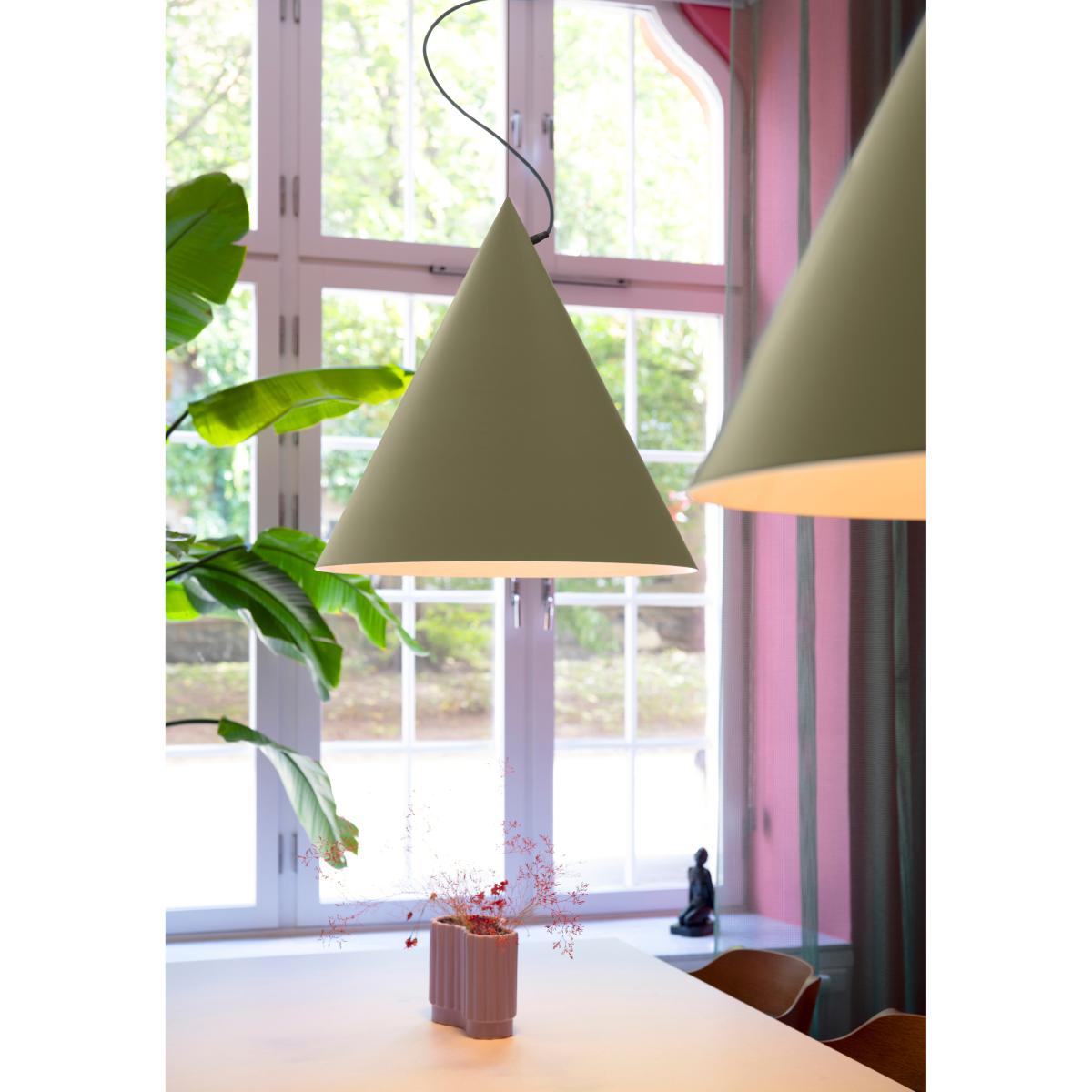 Noon Castor pendant 60 cm Olive gray-dark gray-black – image 3