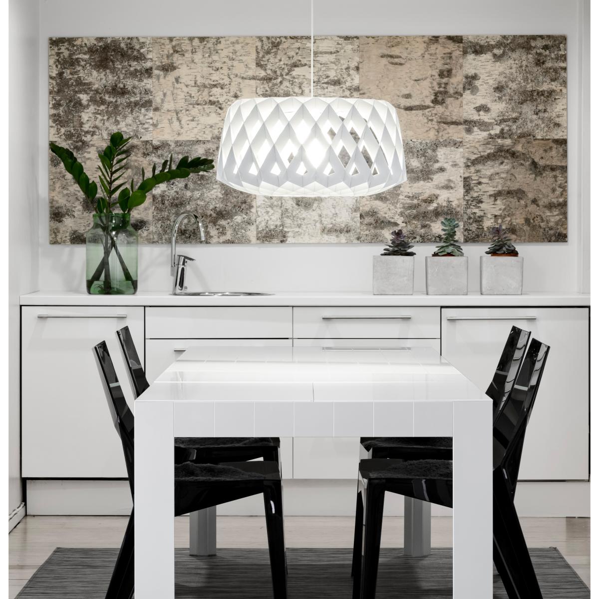 Pilke Signature pendant lamp Ø60 cm White – image 4