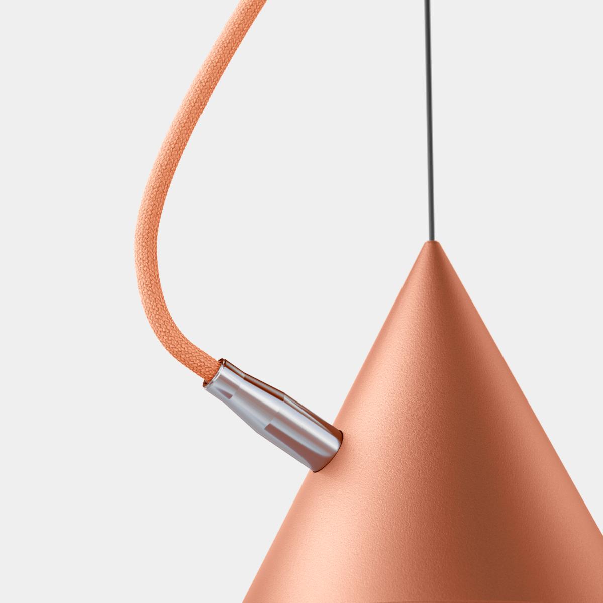 Noon Castor pendant 20 cm Apricot-apricot-silver – image 2