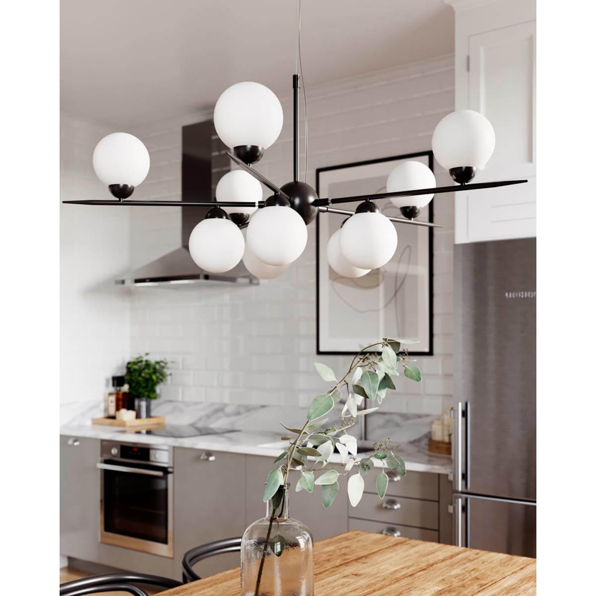 By Rydéns Punto 10-low ceiling lamp Matte black – image 2