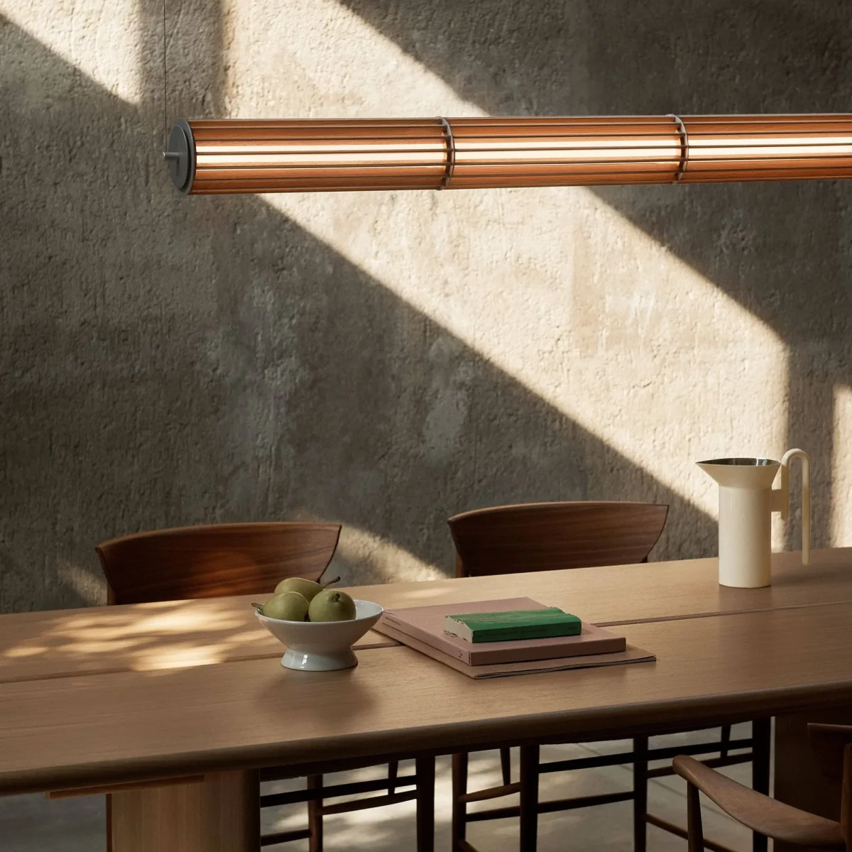 &Tradition Numbra TY1 pendant lamp Lacquered oak-tumbled aluminium – image 5
