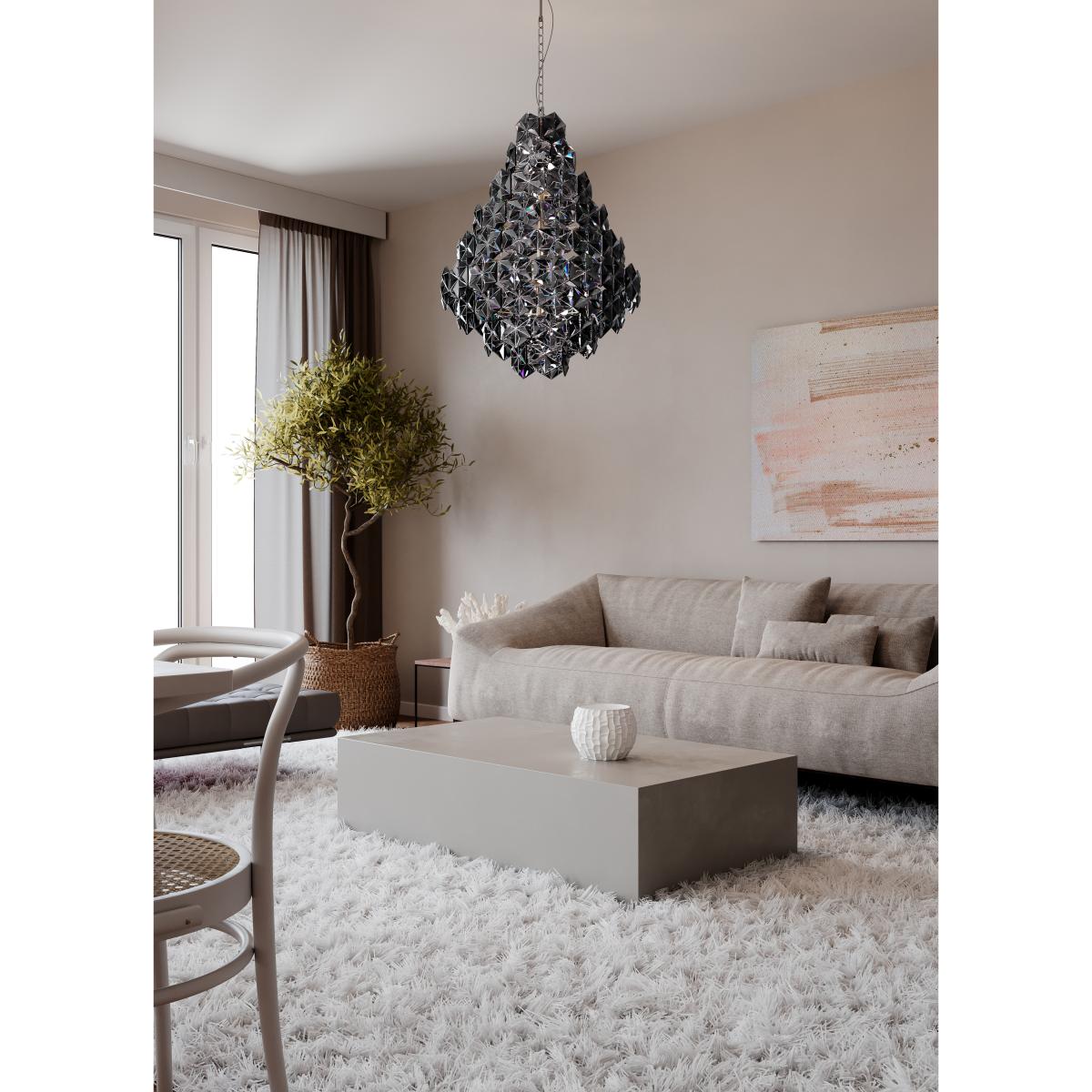 By Rydéns Monarque ceiling lamp Black-chrome – image 2