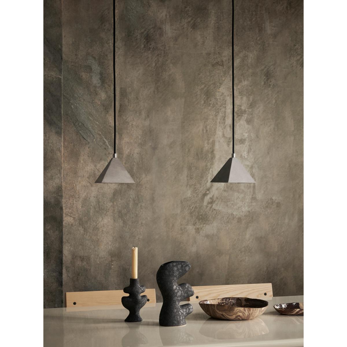 ferm LIVING Kare pendant lamp Tumbled Stainless steel – image 3
