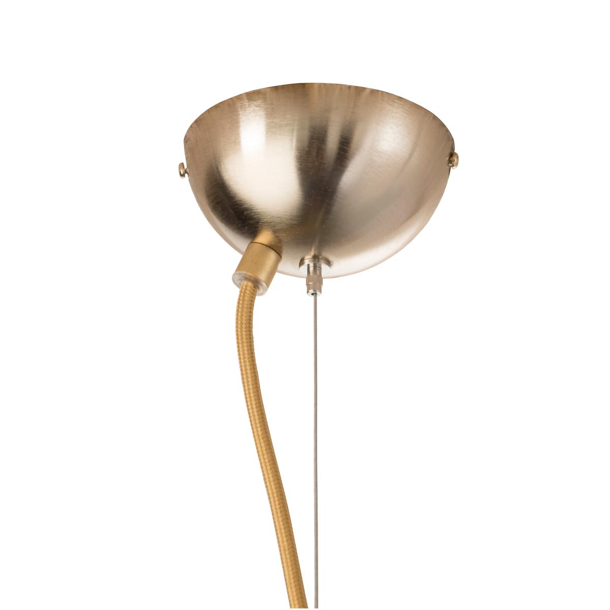 Rowan pendant lamp Ø 39 cm clear, gold cord – image 2