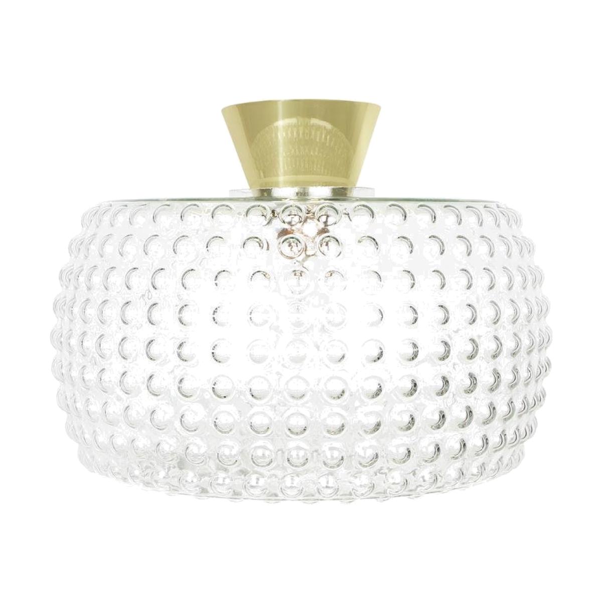 Spring ceiling lamp clear