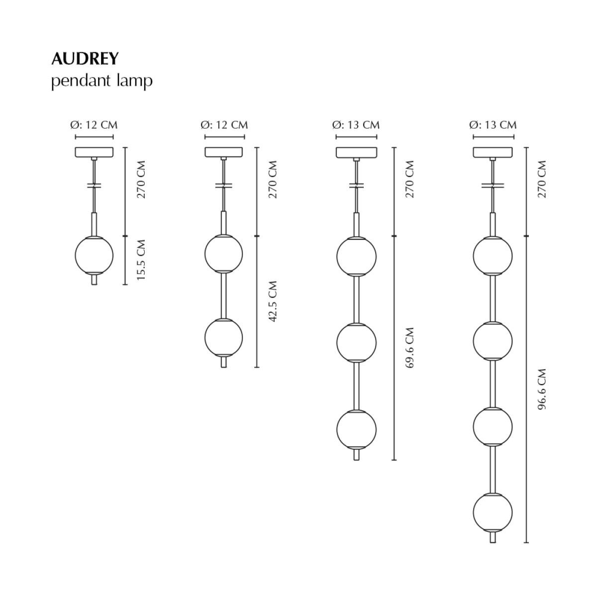 Umage Audrey pendant 3 Brass – image 2