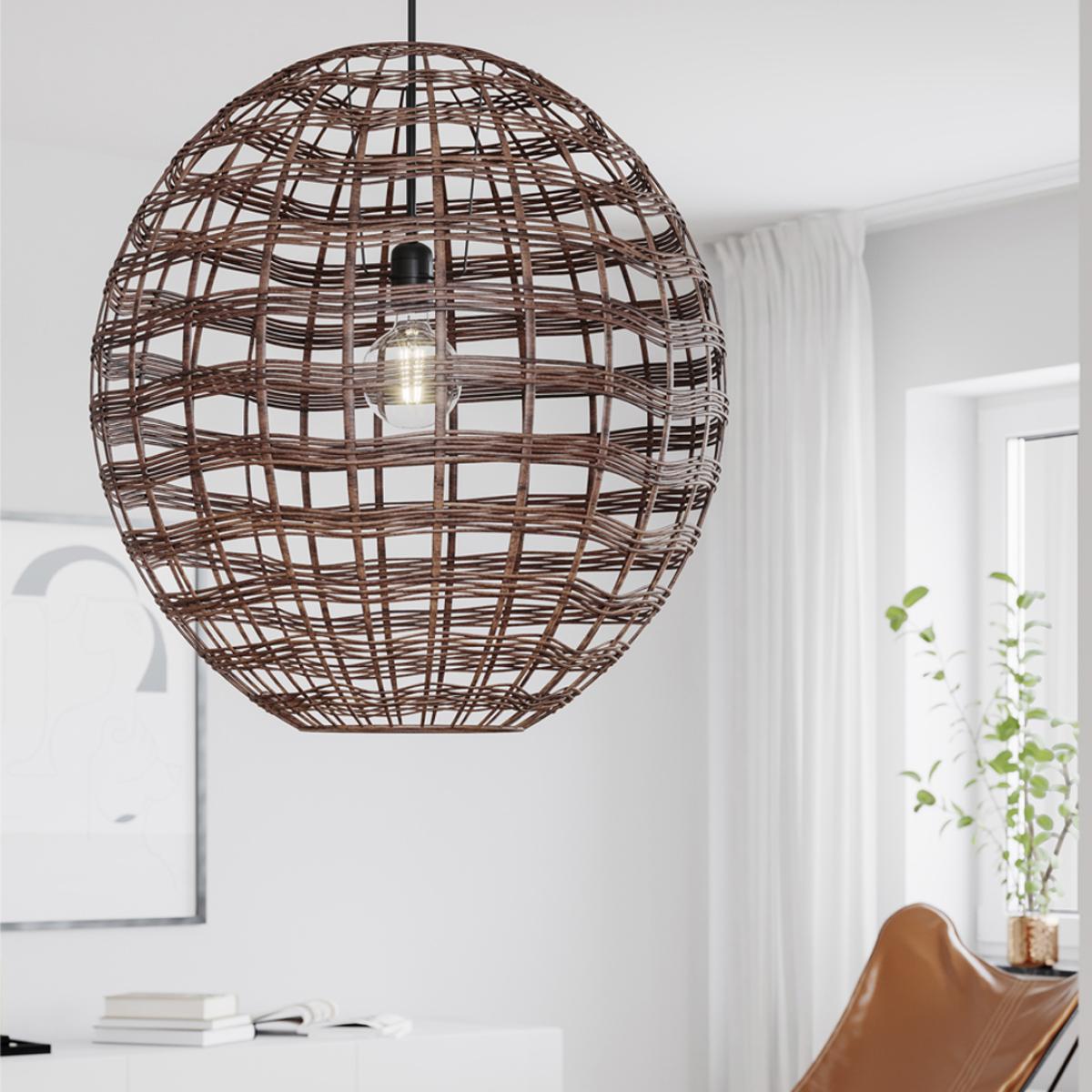Broom ceiling lamp Ø60 cm coffee – image 2