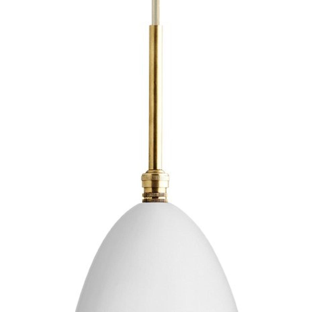 Grasshopper pendant lamp matte white – image 2