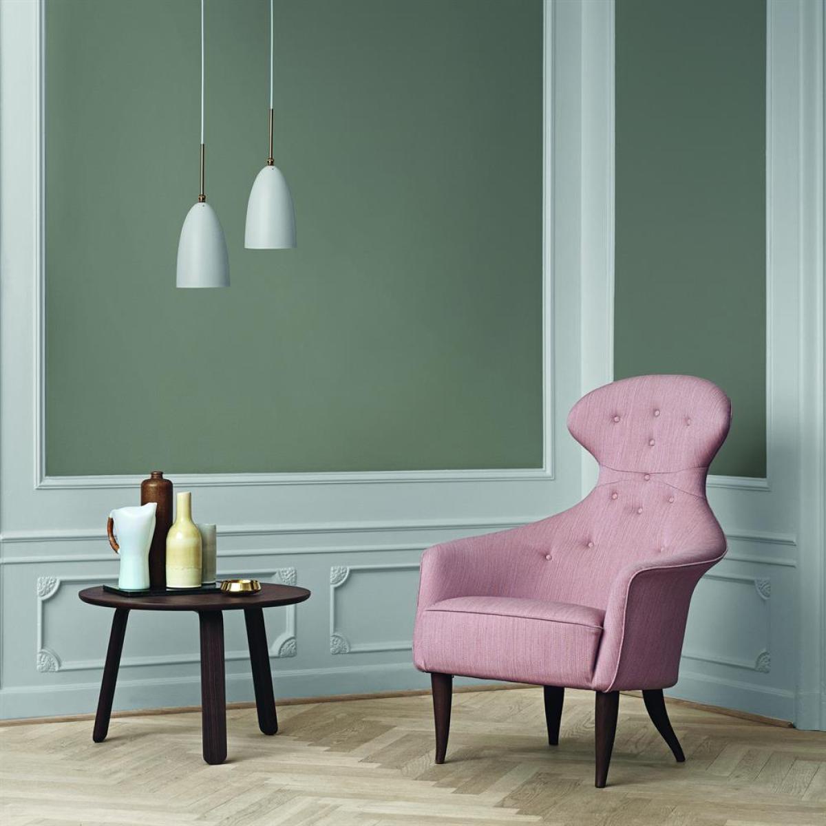 Grasshopper pendant lamp matte white – image 3