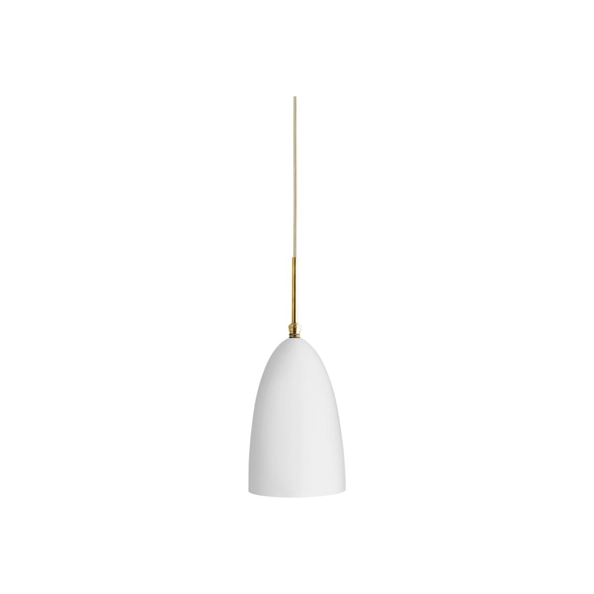 Grasshopper pendant lamp matte white – image 1