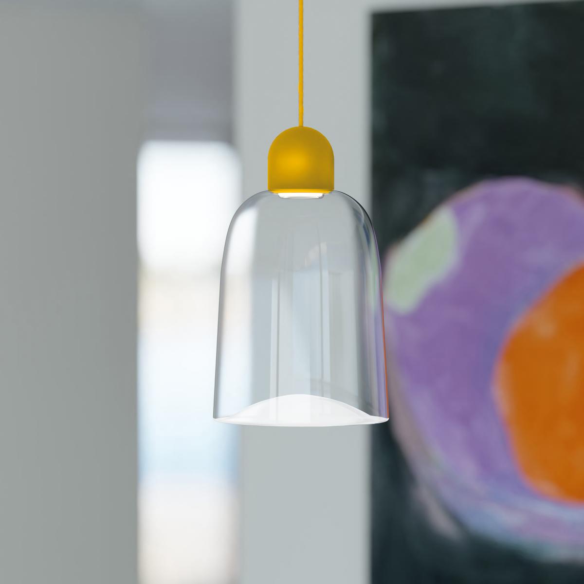 Noon Dia pendant 27 cm Golden yellow-sulfur yellow – image 3